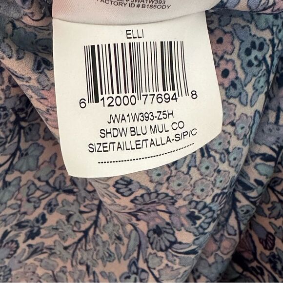 BCBMAXAZRIA Elli Floral Print Top Size S - Picture 6 of 6
